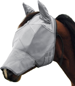 Customized Fly Mask with Nose for Equestrian Equipment