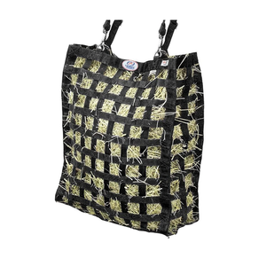 Patented 4‑Sided Slow Feeding Hay Bag, Heavy‑Duty Wear‑Resistant Nylon Hay Bag for Horses