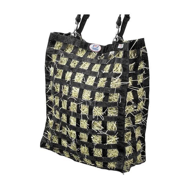 Patented 4‑Sided Slow Feeding Hay Bag, Heavy‑Duty Wear‑Resistant Nylon Hay Bag for Horses